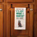 Your Just What I Wanted Face Dog Kitchen Towel | Hand Tea Dish Cloth | 18" x 26"