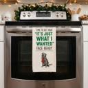  Your Just What I Wanted Face Dog Kitchen Towel | Hand Tea Dish Cloth | 18" x 26"