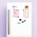  Berry Important Stuff Magnetic List Pad | Vintage Design Stationery Notepad | 60 Pages