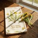Well That's Just Dandy Flower Pun Embroidered Tea and Dish Towels | Novelty Kitchen Hand Towels