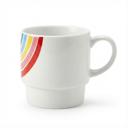  Giftable Rainbow Stacking Mug Set of 2