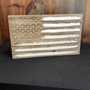  Wooden Engraved American Flag