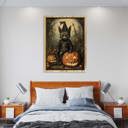  Vintage Cat and Pumpkin