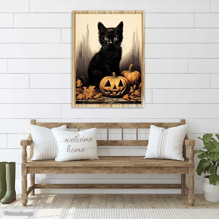 Cat and Pumpkin