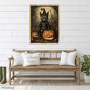  Vintage Cat and Pumpkin