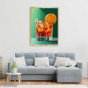  Shades of Teal and Tangerine: Negroni Cocktail