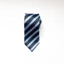 2-Blue Stripes Personalized Picture Ties for Men