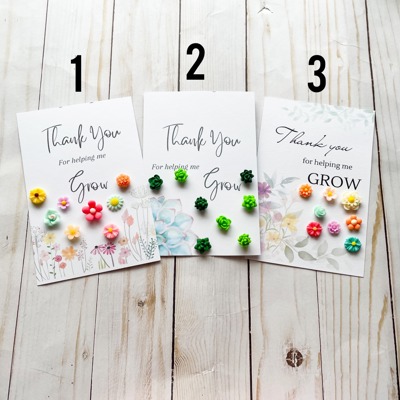 "Thank You For Helping Me Grow" Mini Magnet Set