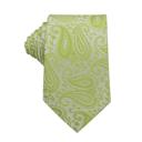 29-Lime Paisley Personalized Picture Ties for Men