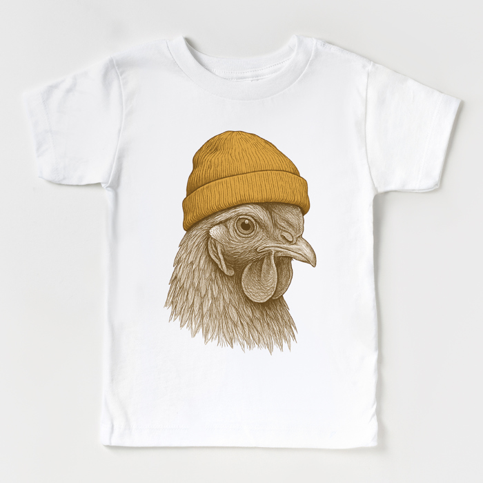 Retro Style Cute Animals In Beanies Graphic Tee, Nature Animal Shirt, Toddler Through Adult Sizes