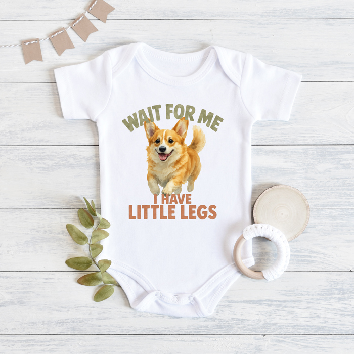 Wait For Me Cute Baby Toddler Kids Shirt, Funny Kids Dog Shirt, Toddler Tee, Funny Baby Onesie