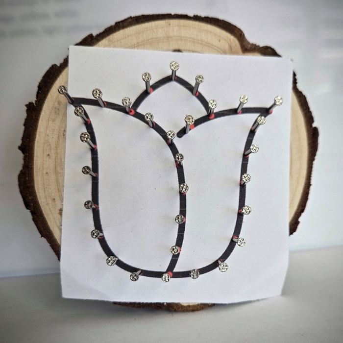 DIY String Art Flowers