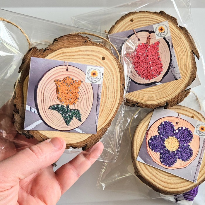 DIY String Art Flowers
