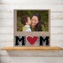  DIY String Art Mom Picture Sign, Picture frame, Relaxing and Fun Craft, wall hanging, shelf art. Gift Idea! Activity for kids, teens, adults