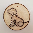 dog silhouette DIY String Art Kits for Dog Lovers! 4 pattern options: Dog face, Dog silhouette, Bone and pawprint. Crafts for Kids, Teens and Adults. Fun Family Activities. DIY Crafts!