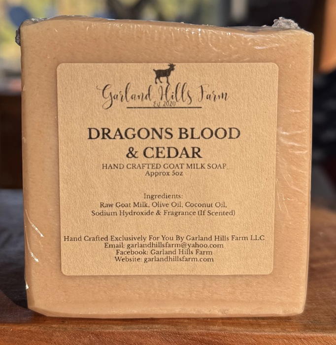 Garland Hills Farm Goat Milk Bar Soap