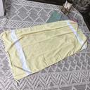 Diamond Yellow Turkish Cotton Towels Oversized, Large Decorative Throw Towels with Bamboo Tassels