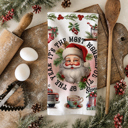 Vintage Christmas Candy Cane Christmas Themed Kitchen Decor – Peppermint Towel