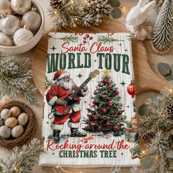 Candy Cane Christmas Themed Kitchen Decor – Peppermint Towel