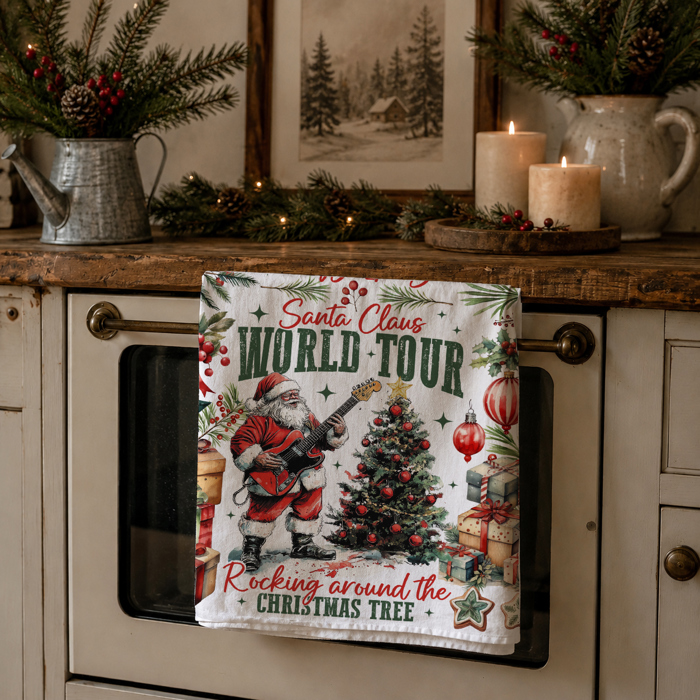 Candy Cane Christmas Themed Kitchen Decor – Peppermint Towel