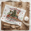 Deck These Halls Candy Cane Christmas Themed Kitchen Decor – Peppermint Towel