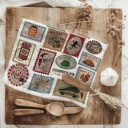 Griswold Vacation Candy Cane Christmas Themed Kitchen Decor – Peppermint Towel