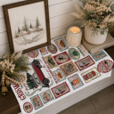 Griswold Vacation Candy Cane Christmas Themed Kitchen Decor – Peppermint Towel