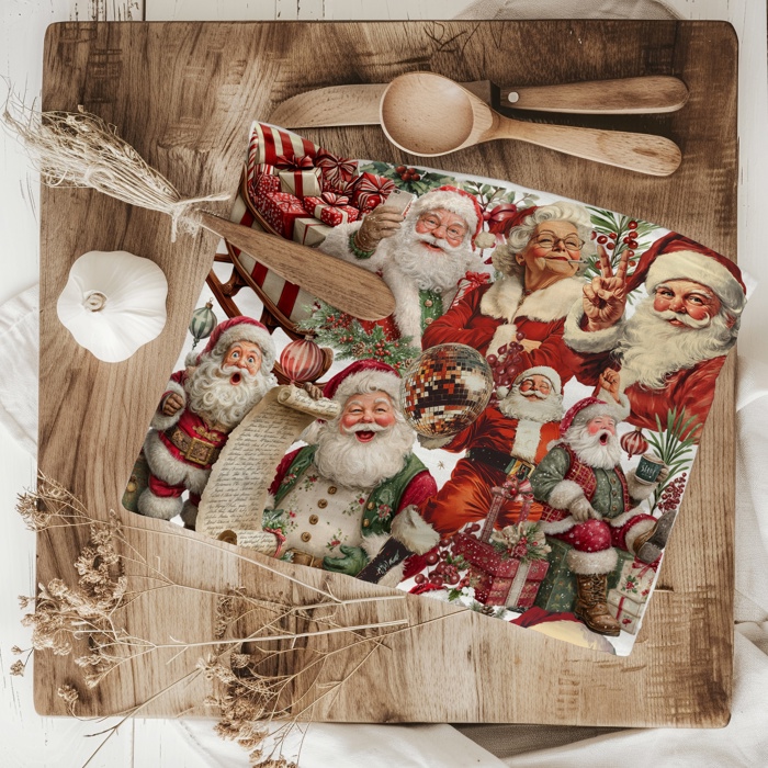 Candy Cane Christmas Themed Kitchen Decor – Peppermint Towel