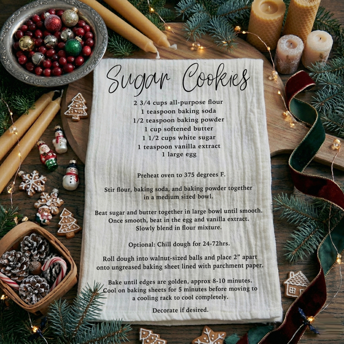 Candy Cane Christmas Themed Kitchen Decor – Peppermint Towel