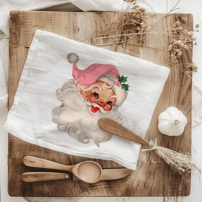 Candy Cane Christmas Themed Kitchen Decor – Peppermint Towel
