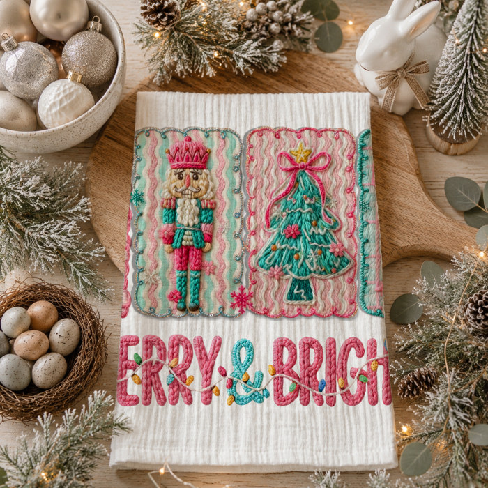 Candy Cane Christmas Themed Kitchen Decor – Peppermint Towel