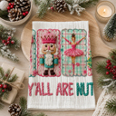 Nutcracker Nuts Candy Cane Christmas Themed Kitchen Decor – Peppermint Towel