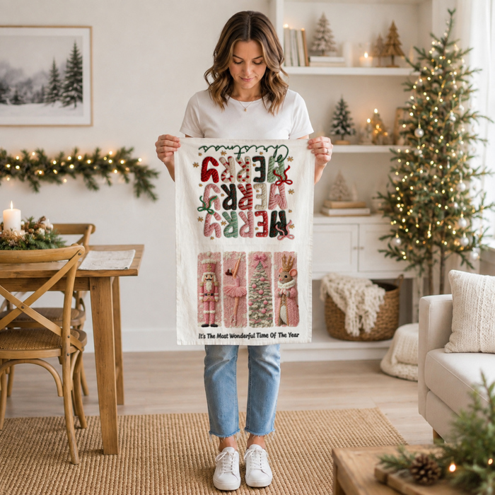 Candy Cane Christmas Themed Kitchen Decor – Peppermint Towel