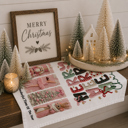 Nutcracker Merry Candy Cane Christmas Themed Kitchen Decor – Peppermint Towel