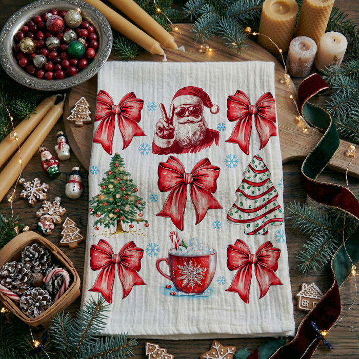 Candy Cane Christmas Themed Kitchen Decor – Peppermint Towel