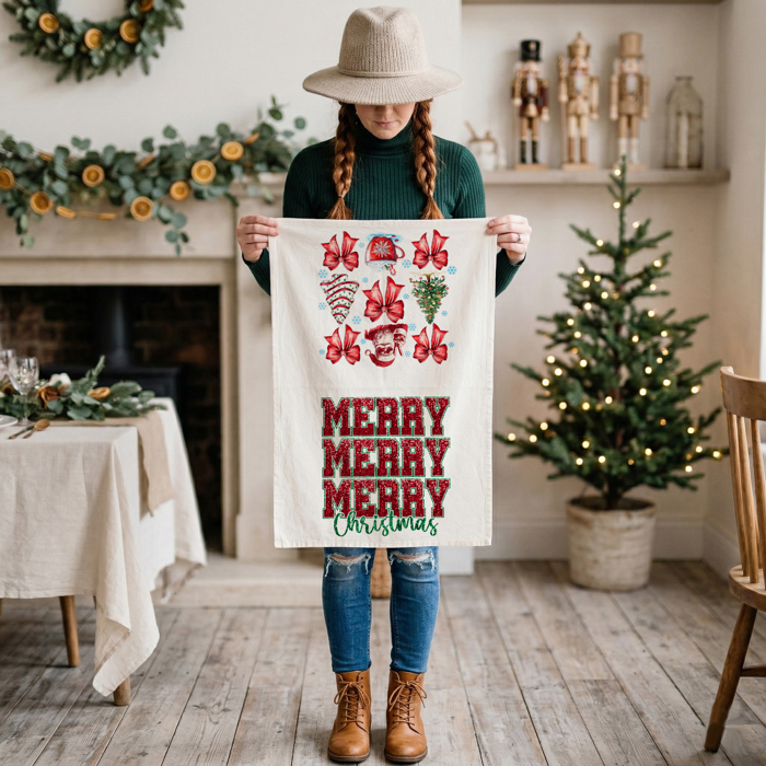 Candy Cane Christmas Themed Kitchen Decor – Peppermint Towel