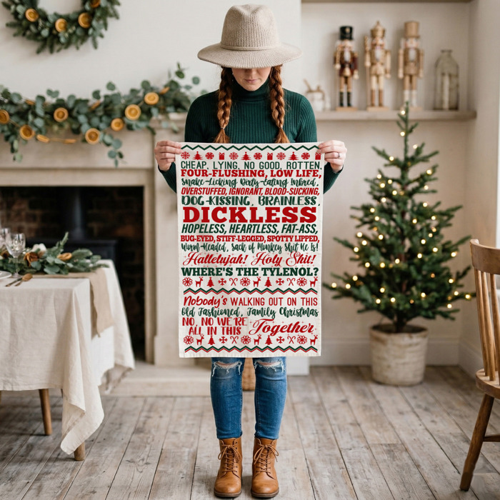 Candy Cane Christmas Themed Kitchen Decor – Peppermint Towel