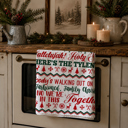 Griswold Humor Candy Cane Christmas Themed Kitchen Decor – Peppermint Towel