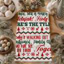 Griswold Humor Candy Cane Christmas Themed Kitchen Decor – Peppermint Towel