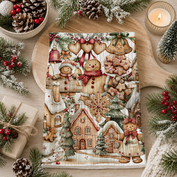Candy Cane Christmas Themed Kitchen Decor – Peppermint Towel