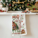 Gingerbread Bakery Candy Cane Christmas Themed Kitchen Decor – Peppermint Towel