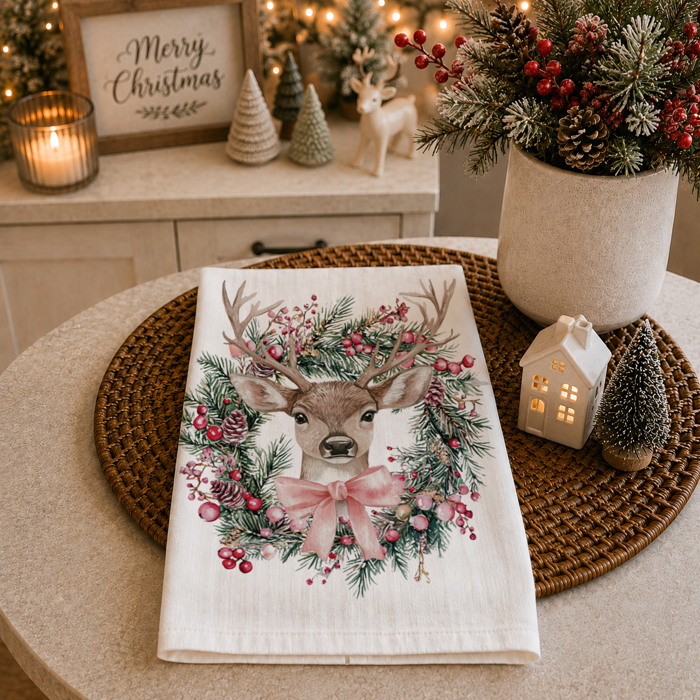 Candy Cane Christmas Themed Kitchen Decor – Peppermint Towel