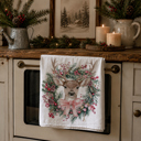 Deer Candy Cane Christmas Themed Kitchen Decor – Peppermint Towel
