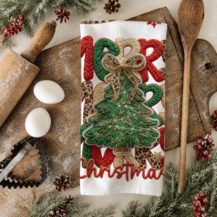 Candy Cane Christmas Themed Kitchen Decor – Peppermint Towel