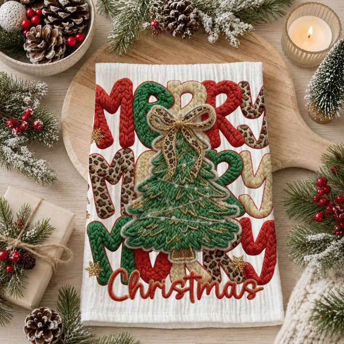 Candy Cane Christmas Themed Kitchen Decor – Peppermint Towel