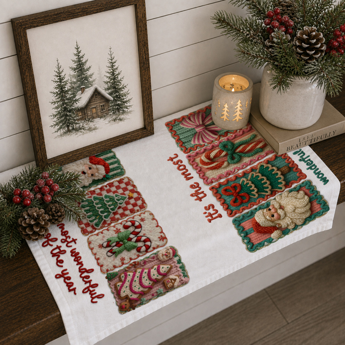 Candy Cane Christmas Themed Kitchen Decor – Peppermint Towel