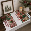 Crochet Wonder Candy Cane Christmas Themed Kitchen Decor – Peppermint Towel
