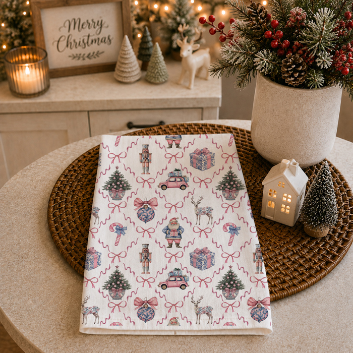 Candy Cane Christmas Themed Kitchen Decor – Peppermint Towel