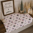 Chinoiserie Candy Cane Christmas Themed Kitchen Decor – Peppermint Towel