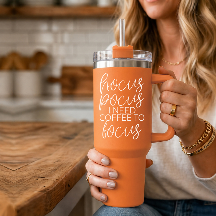 Retro Ghost 40oz Halloween Tumbler| Checkered Floral Spooky Season Cup